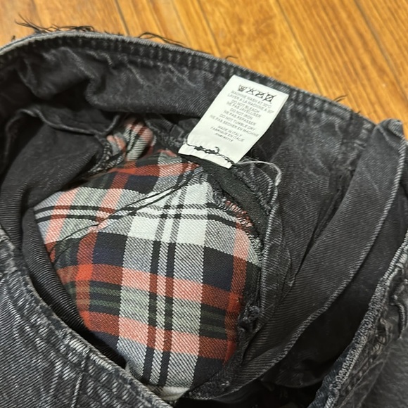 Retrofete Miriam pant jogger high waist denim onyx balloon fit distressed 28 - Picture 8 of 13